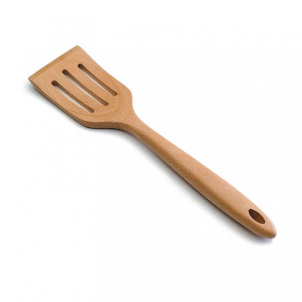 Espátula Perfurada Madeira Tenha Brun