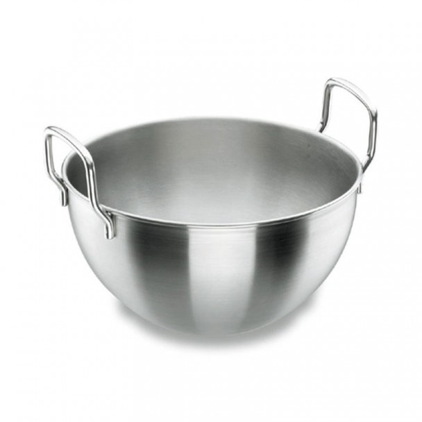 Caldeirão Semi-Esférico com Alças Inox 18/10