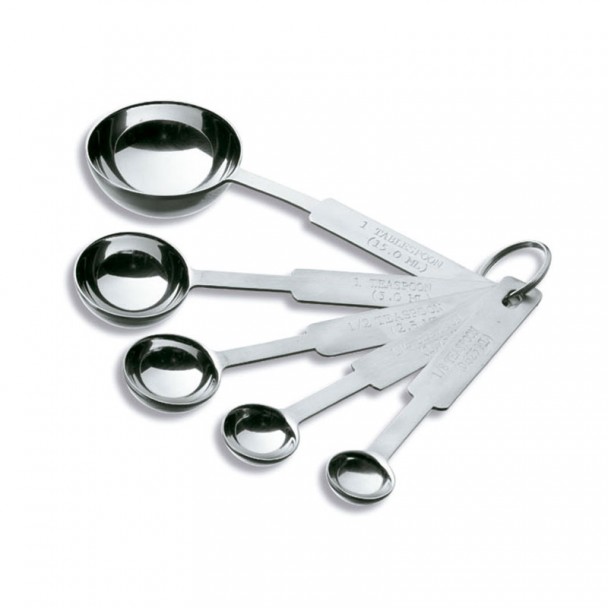 Jogo 5 Colheres Medidoras Inox 18/10
