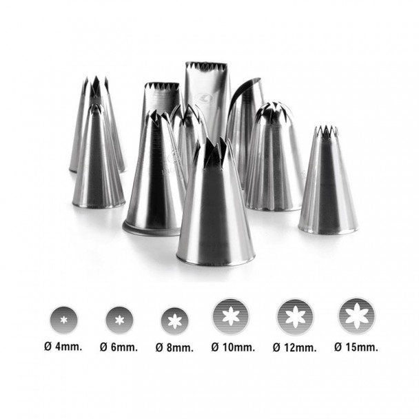 Conjunto de 6 Bicos Flores