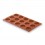 Molde Semi-Esférica 15 Cavidades Silicone Pastryflex