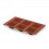 Molde Pirâmide 6 Cavidades Silicone Pastryflex