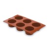 Molde Muffin 6 Cavidades Silicone Pastryflex