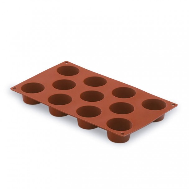 Molde Os Mini Muffin 11 Cavidades Silicone Pastryflex