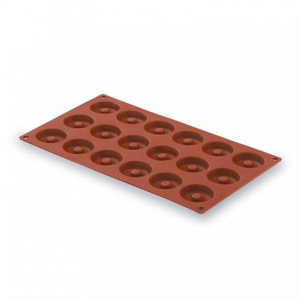 Molde Os Mini Savarin 15 Cavidades Silicone Pastryflex