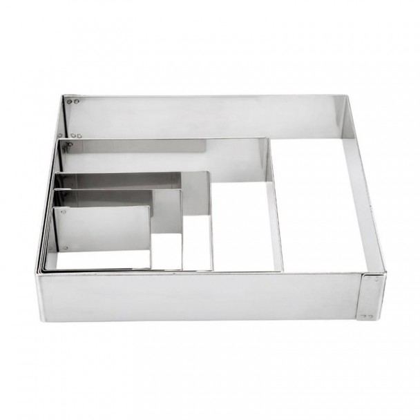 Molde Quadrado de 4 cm Altura