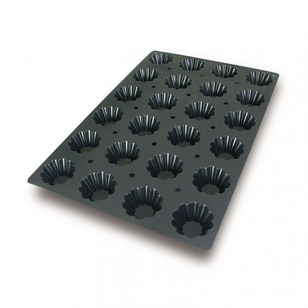 Molde Briochette 24 Cavidades Silicone Black