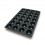 Molde Semiesferas 28 Cavidades Silicone Black