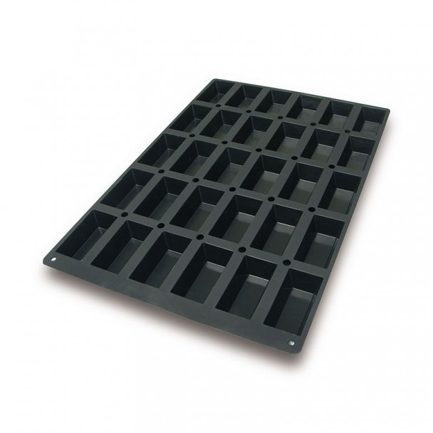 Molde Os Mini Cakes 30 Cavidades Silicone Black