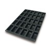 Molde Os Mini Cakes 30 Cavidades Silicone Black