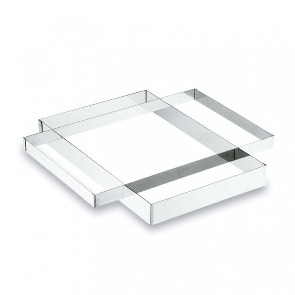 Quadro Retangular Inox 18/10