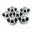 Set 6 D Pequenos Inox