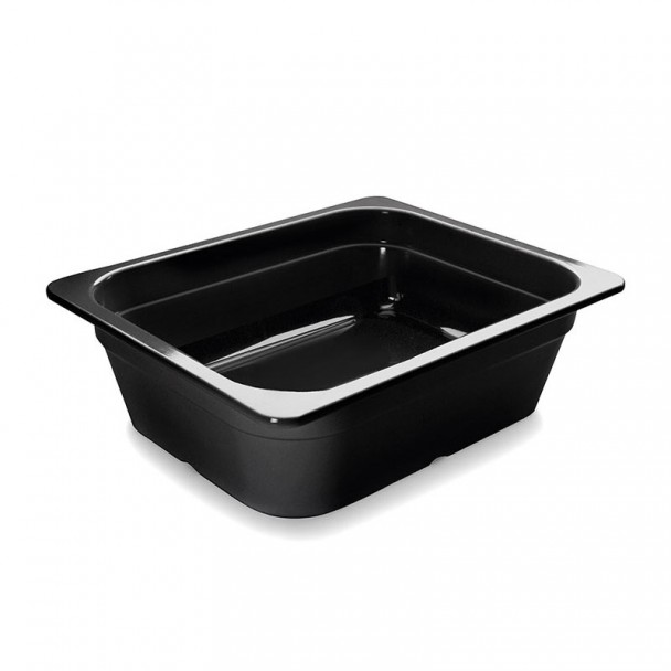 Balde Melamina Gastronorm 1/2 Preto