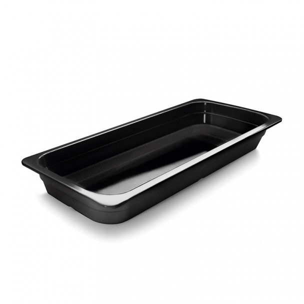 Balde Melamina Gastronorm 2/4 Preta
