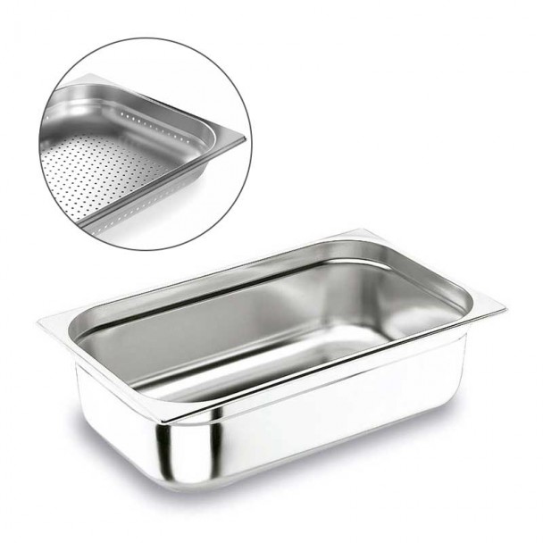 Colher Perfurada Inox 18/10 Gastronorm 1/1