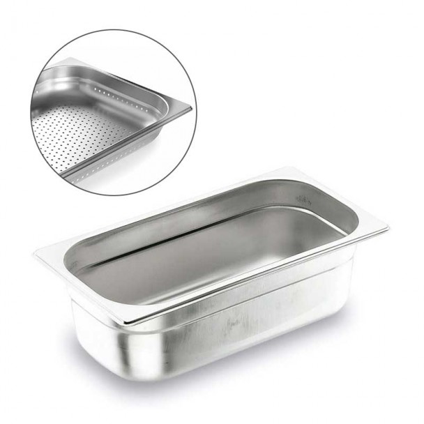Balde Inox Perfurada Gastronorm 1/2