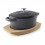 Bandeja Oval com Tampa Magma Grey
